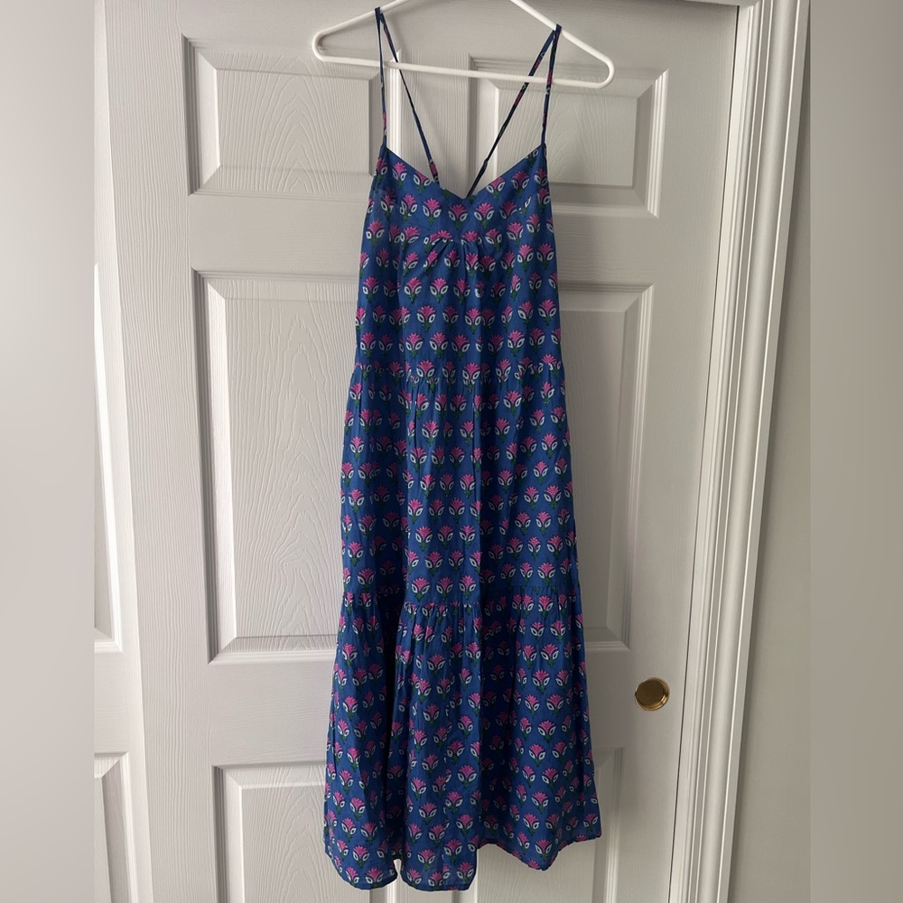 SZ Block Print Midi Dress